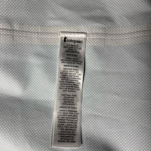 Cotopaxi Women’s Cielo Rain Trench Waterproof Hooded Raincoat Blue Green L - Picture 12 of 12